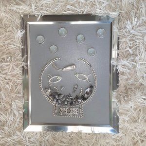 artisan recycled vintage jewelry art fish aquarium